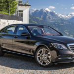 Hire with driver Mercedes S Class where pictured is in the mountains