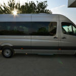 Hire with driver Mercedes Benz Sprinter Mobility 33 you can see the car we use for our services seen from the side