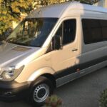 Image du Mercedes Benz Sprinter Mobility 33 que nous utilisons pour nos services